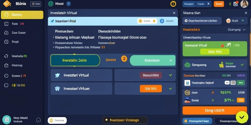 Tampilan karakter yang menarik dengan desain yang unik.
